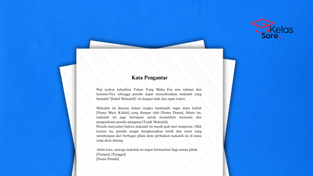 Kata Pengantar Makalah