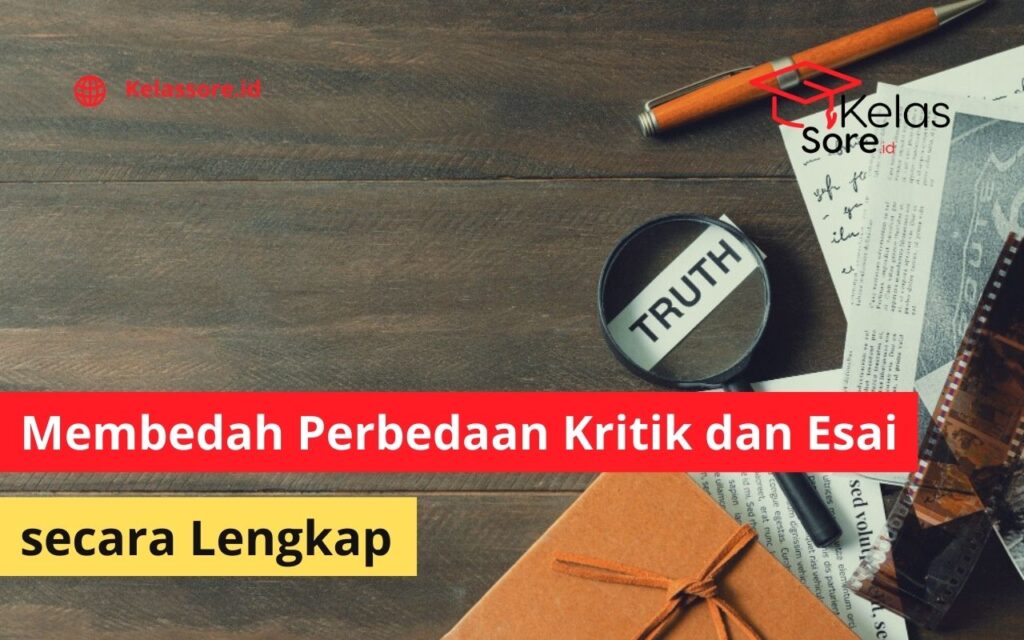 Perbedaan Kritik dan Esai