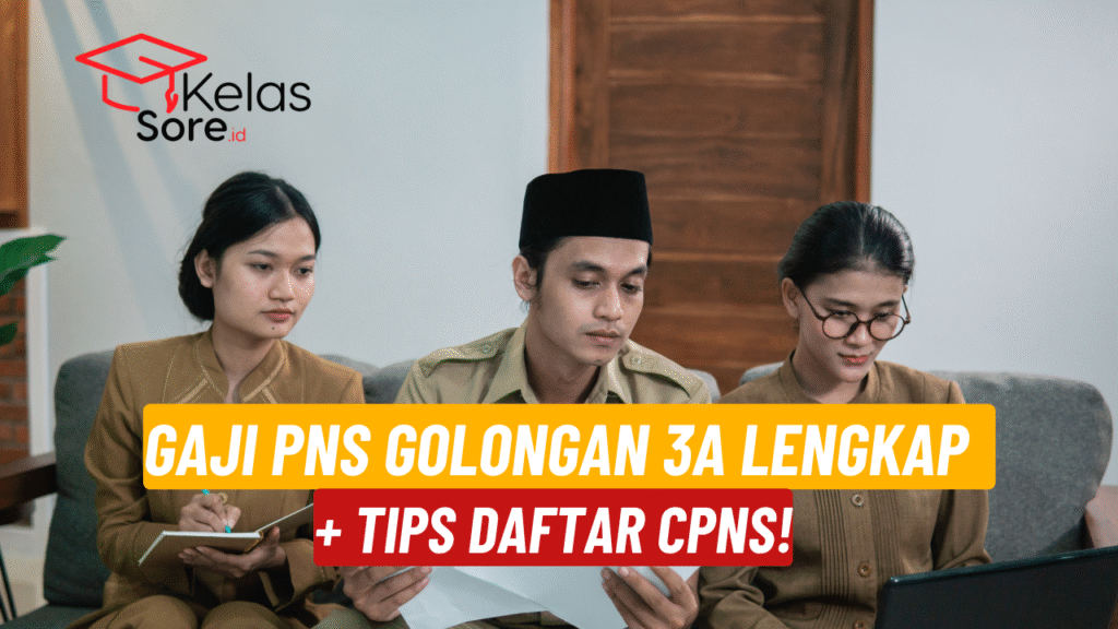 gaji PNS golongan 3A